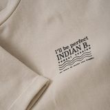 Indian Blue Jeans - T-shirt - Beige - Katoen en Elastaan