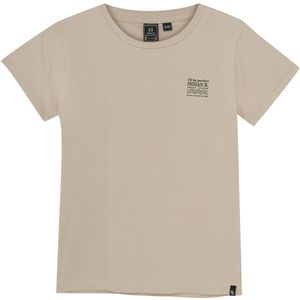 Indian Blue Jeans - T-shirt - Beige - Katoen en Elastaan
