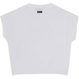 Indian Blue Jeans - T-shirt - Wit - Katoen en Elastaan - Korte Mouwen