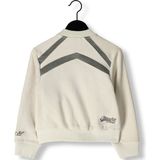 Indian Blue Jeans - Bomberjack - Ecru-Grijs - Ronde Hals - Drukknopen