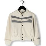 Indian Blue Jeans - Bomberjack - Ecru-Grijs - Ronde Hals - Drukknopen