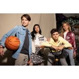 Indian Blue Jeans - Bomberjack - Ecru-Grijs - Ronde Hals - Drukknopen