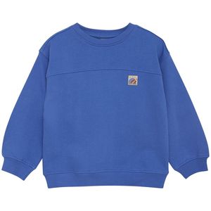 DAILY7 - Oversized Sweater Textprint - Blauw - Truien