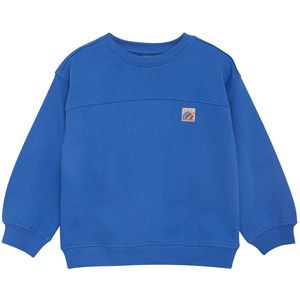 DAILY7 - Oversized Sweater Textprint - Hoodie - Blauw