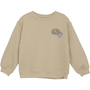 DAILY7 - Oversized Sweater Music - Hoodie - Beige