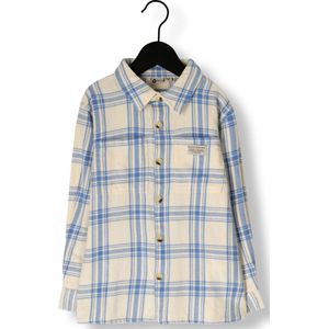 DAILY7 - Shirt Check Print - Ecru - Lange Mouwen - Jongens