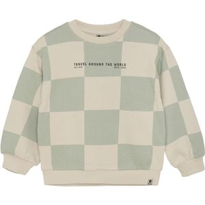 Daily7 - Sweater - Ruitprint - 100% Katoen