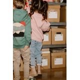 Daily7 - Hoodie - Groen - Met Backprint