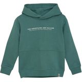 Daily7 - Hoodie - Groen - Met Backprint