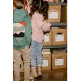 Daily7 - Hoodie - Groen - Met Backprint