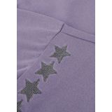 DAILY7 - Embroidery Sleeve - Sweater - Paars