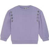 DAILY7 - Embroidery Sleeve - Sweater - Paars