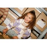 DAILY7 - Sweater Check - Hoodie - Wit