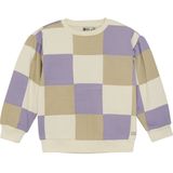 DAILY7 - Sweater Check - Hoodie - Wit