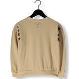 DAILY7 - Sweater Embroidery Sleeve - Hoodie - Beige