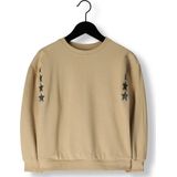 DAILY7 - Sweater Embroidery Sleeve - Hoodie - Beige