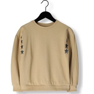 DAILY7 - Sweater Embroidery Sleeve - Hoodie - Beige