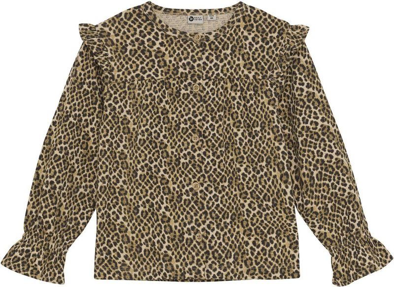 DAILY7 - Longsleeve Animal - Shirt - Bruin