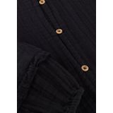 Daily7 - Blouse - Antraciet - 100% Katoen - Lange Mouwen