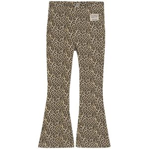 DAILY7 - Animal Flared Pants - Broeken - Bruin