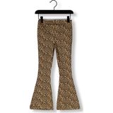 DAILY7 - Animal Flared Pants - Broeken - Bruin