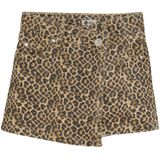 DAILY7 - Twill Skort Animal - Korte Rok - Bruin