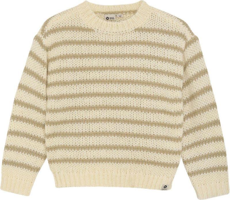 DAILY7 - Knitted Sweater Stripe - Hoodie - Multi