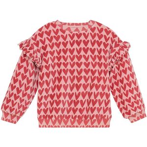 Daily7 Sweater Heart Print