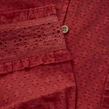 Daily7 - Blouse - Warmrood - Broderie