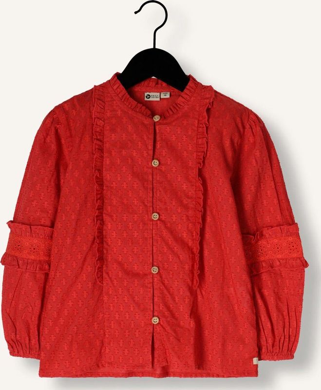 Daily7 - Blouse - Warmrood - Broderie
