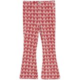 Daily7 - Flared Legging - Roze - Hartjesprint