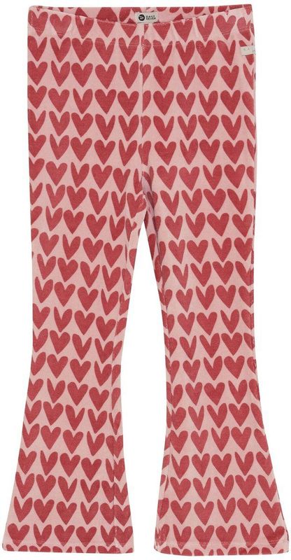 Daily7 - Flared Legging - Roze - Hartjesprint