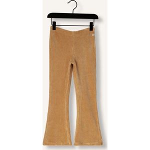 DAILY7 - Flared Velvet Pants - Broeken - Camel