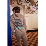 Indian Blue Jeans Jogpant Zip jongens broek beige (Maat: 104) - Effen