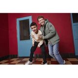 Indian Blue Jeans Cargo Knitted Fancy broek grijs (Maat: 104) - Effen