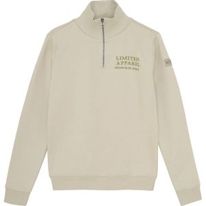 Indian Blue Jeans - Sweater Zip Collar Print - Beige - Hoodie