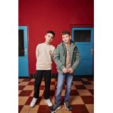 Indian Blue Jeans - Oversized Sweater IBJ Washed - Ecru - Hoodie