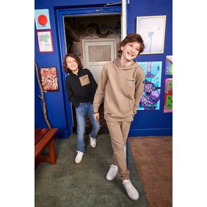 Indian Blue Jeans - Hoodie Backprint - Bruin - Sweater