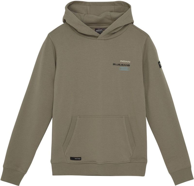 Indian Blue Jeans - Hoodie - Beige - Fotoprint - Capuchon