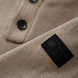 Indian Blue Jeans - Knitted Col Buttons Washed - Vest - Beige