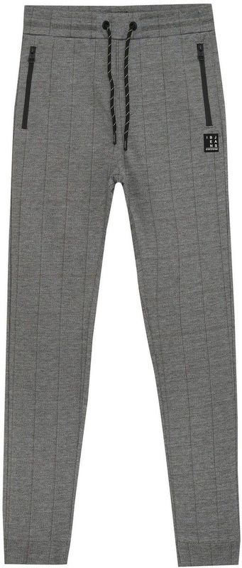 Indian Blue - Check Zip Pocket - Jogpant - Grijs