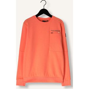 Indian Blue Jeans - Sweater Chest Print Brushed - Koraal - Hoodie - Vest