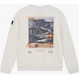 Indian Blue Jeans - Loose Fit Sweat Melange - Hoodie - Lichtgrijs