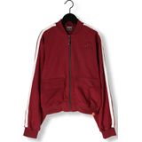 Indian Blue Jeans - Jasje - Donkerrood - V-hals - Lange Mouwen