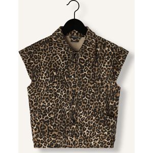 Indian Blue Jeans - Vest Leopard - Bruin - Hoodie - Meisjes