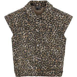 Indian Blue Jeans - Vest Leopard - Bruin - Hoodie - Meisjes