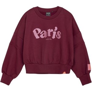 Indian Blue Jeans - Sweater Crochet - Hoodie - Bordeaux