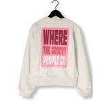 Indian Blue Jeans - Sweater - Grijs Melange - Met Backprint