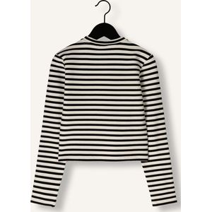 Indian Blue Jeans - Longsleeve Stripe - Shirt - Zwart