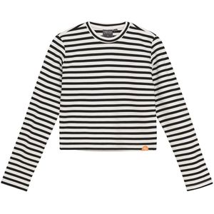 Indian Blue Jeans - Longsleeve Stripe - Shirt - Zwart